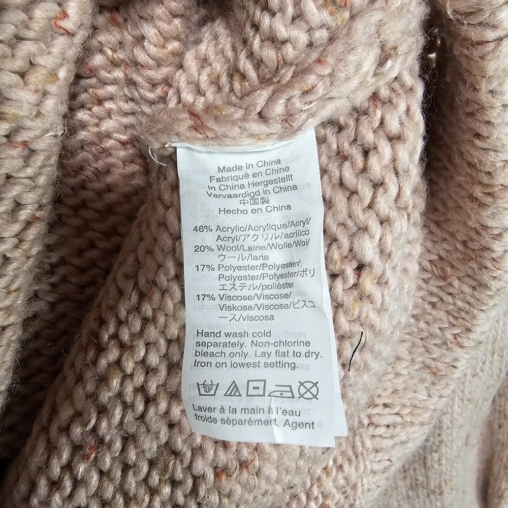 Madewell Beresford Wrap Front Pullover Knit Sweater Size Small - Picture 5 of 8